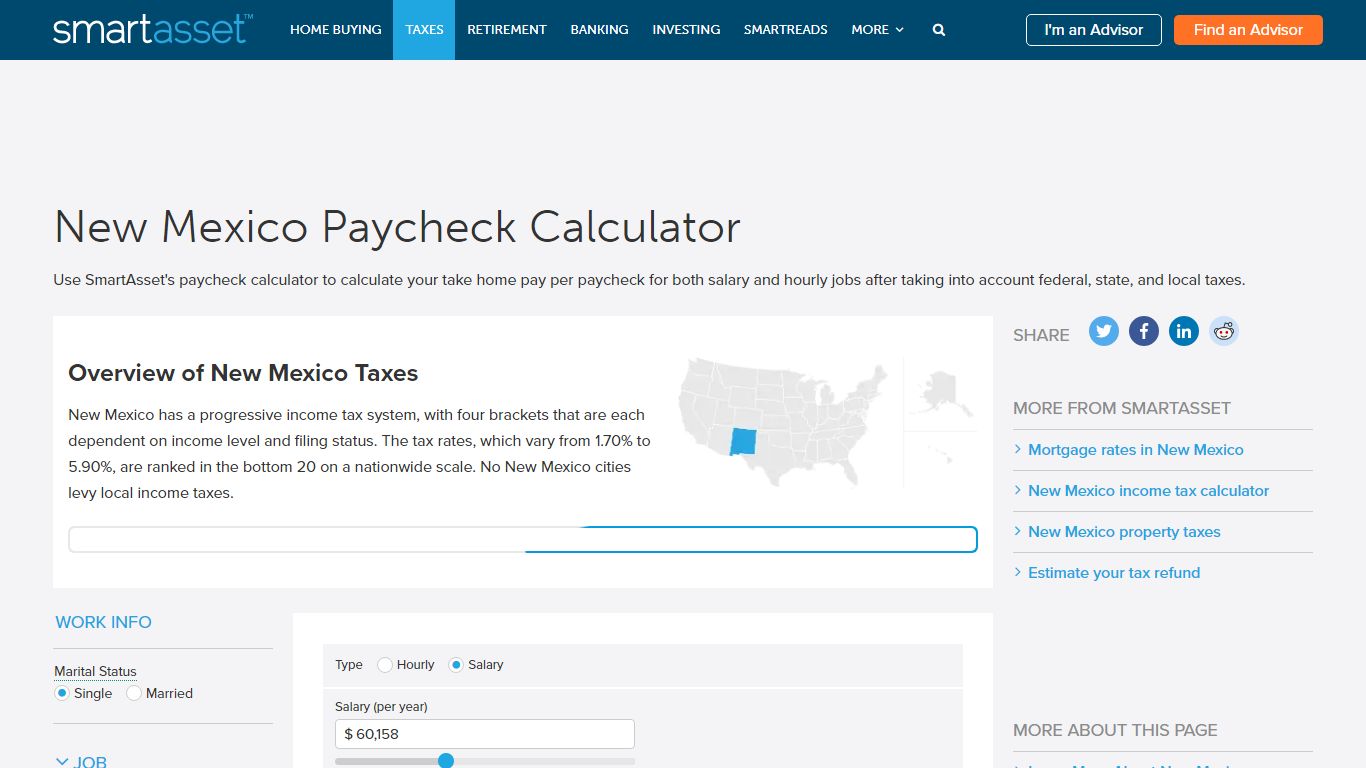 New Mexico Paycheck Calculator - SmartAsset